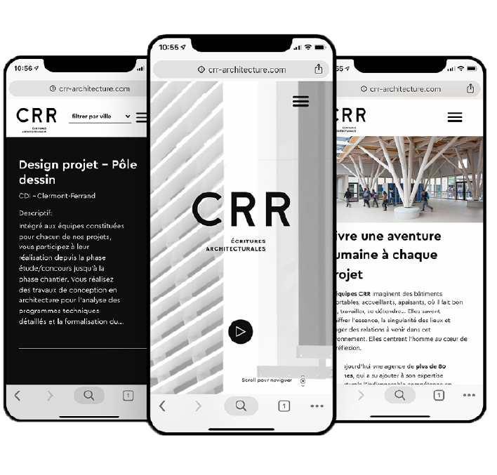 CRR Architecture sur mobile par Sharewood